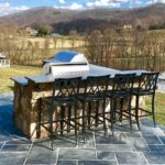 Hardscaping patio grills Snows