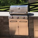 Hardscaping Brick Grill