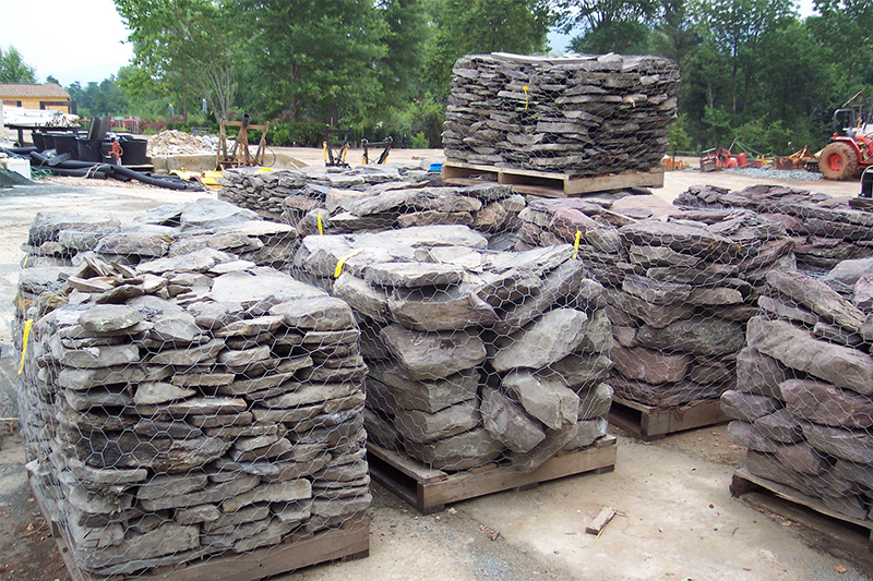 Weatherface Rocks for Retaining Walls